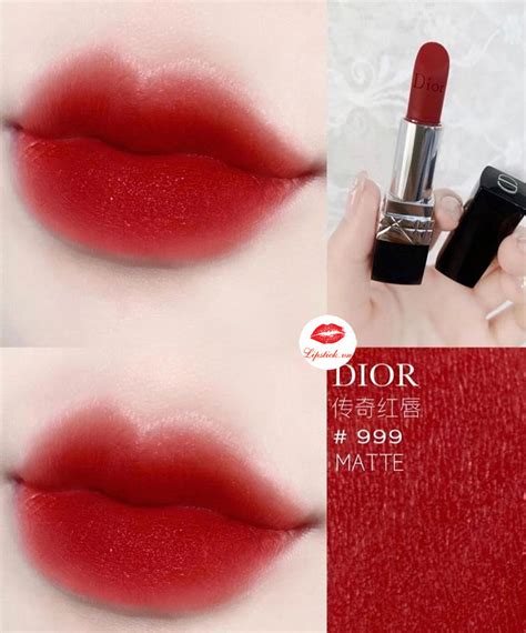 bảng màu son dior rouge 999|Dior 999 review.